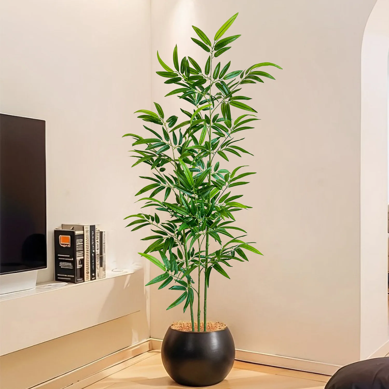 Künstlicher grüner Bambus, lic – Ficus Lyrata Tree Bewertung und Preis