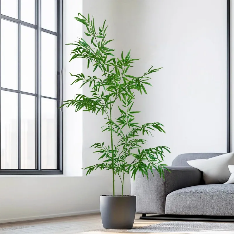Künstlicher Bambus, großer grü – Ficus Lyrata Tree Bewertung und Preis